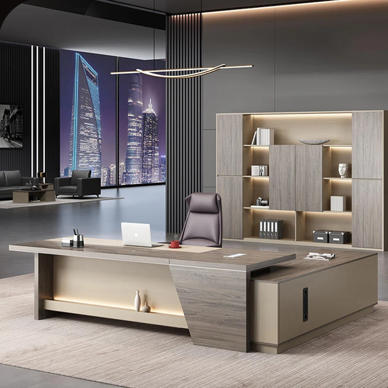 , Simple Modern And Chair Set, Executive , Manager , CEO Desk, Office Furniture