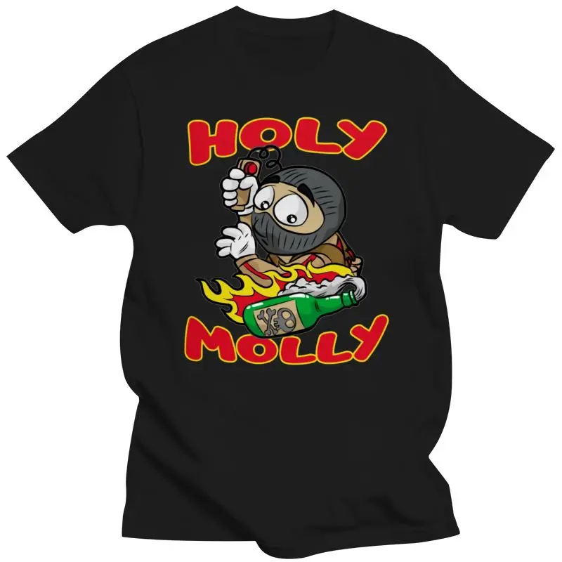 2020 Trendy Creative Graphic T shirt Top 100% Cotton holy molly terrorist molotow present granade cs go tshirts X189278