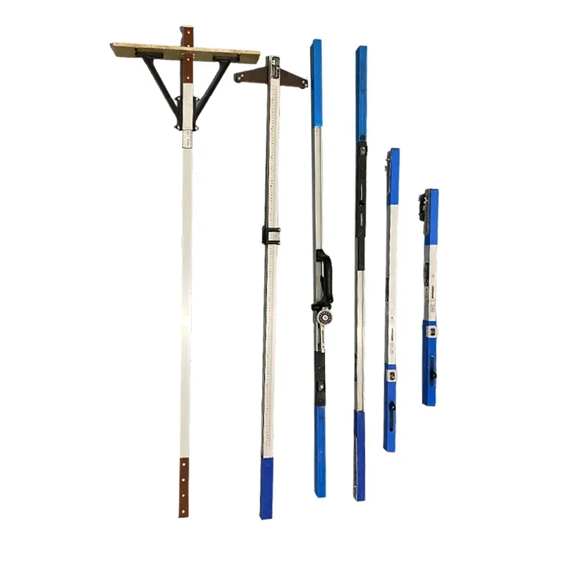 

Mine track measuring ruler square foot, track gauge support ruler track level