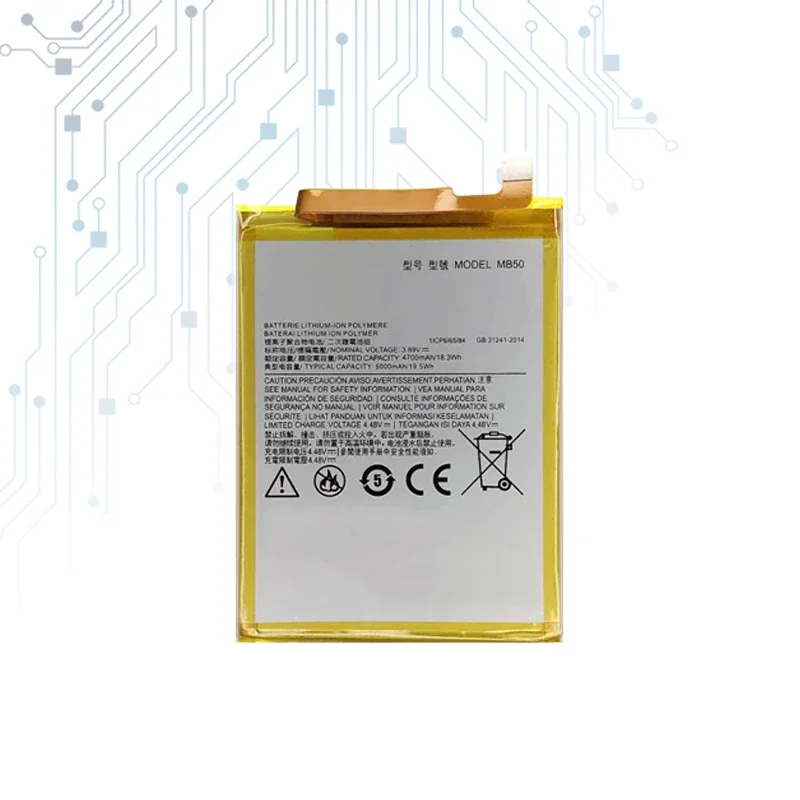 5000mAh Replacement Battery MB50 For Motorola Moto EDGE S30 2021 G200 XT2175-2