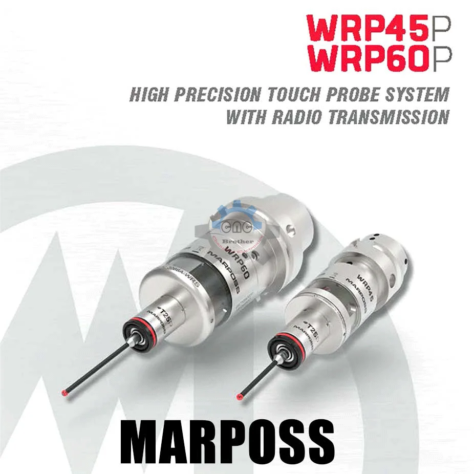 Marposs WRP45/60 High Precision Touch Probe System With Radio Transmission For High Accuracy 5Axis Machining Center And Milling