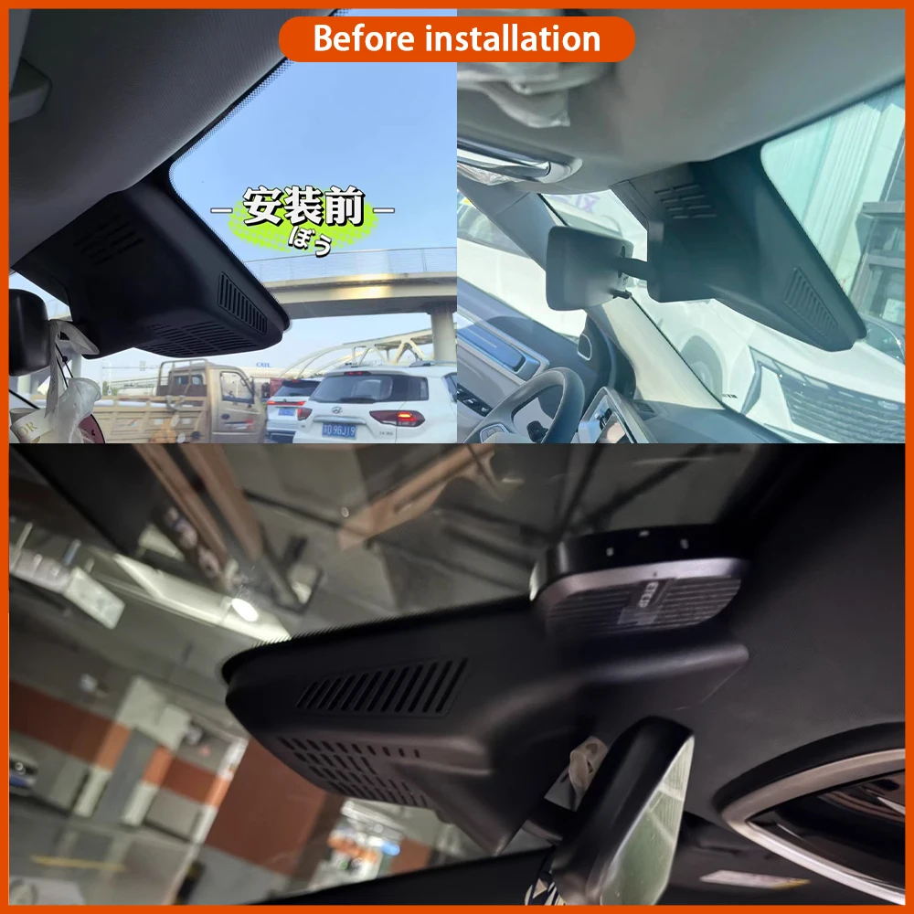 for Geely Icon Cowboy 2020 2021 2022 2023 2024 2025 Video Recorder 4K DVR Dash Cam Wifi Camera 170° Wide Angle Plug & Play