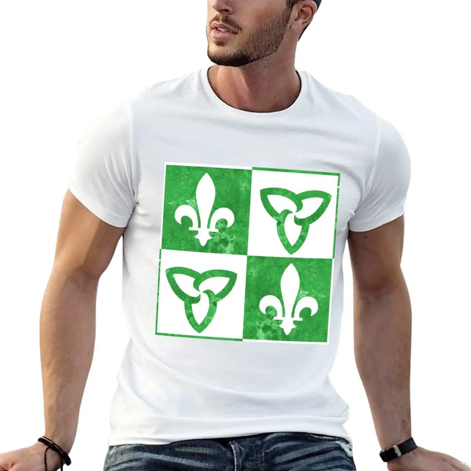 

Franco-Ontarian Flag - Abstract Design, watercolor T-Shirt man graphic t shirt man t shirt graphic T-Shirt