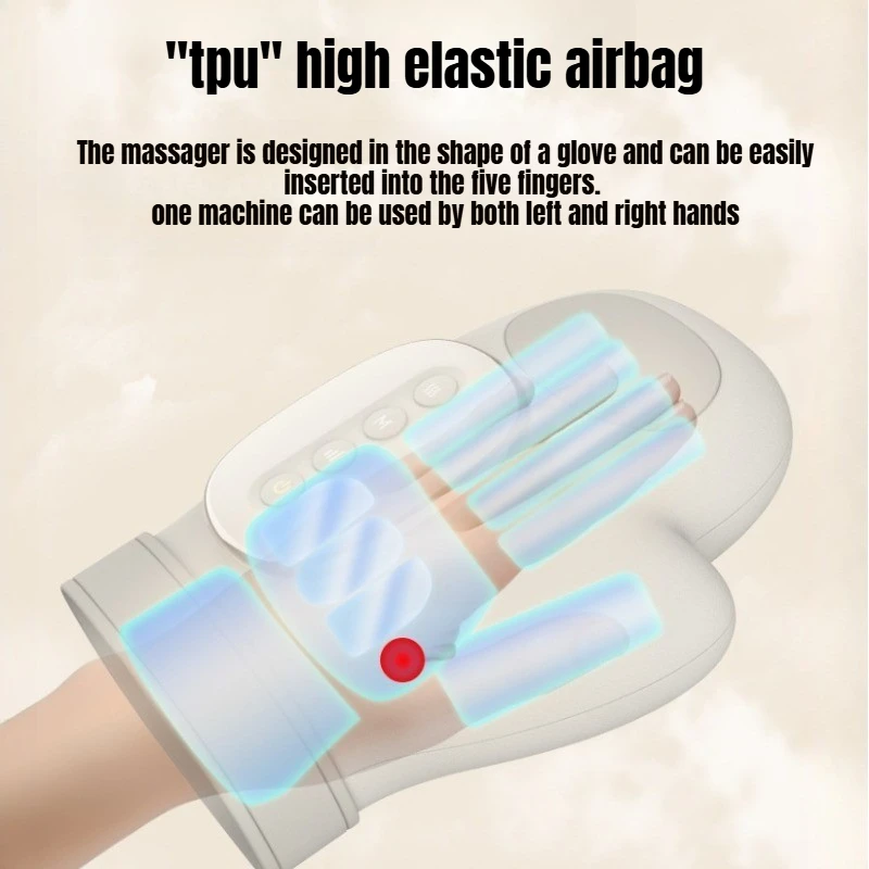 Hand Massager with Airbag Compression Finger Wrist Palm Massage Machine Vibration Glove for Hand Muscle Relax Gift for Frind image 2