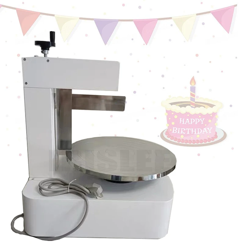 

Semi Automatic Birthday Cake Cream Spreading Machine Cakes Plastering Cream Coating Filling Maker