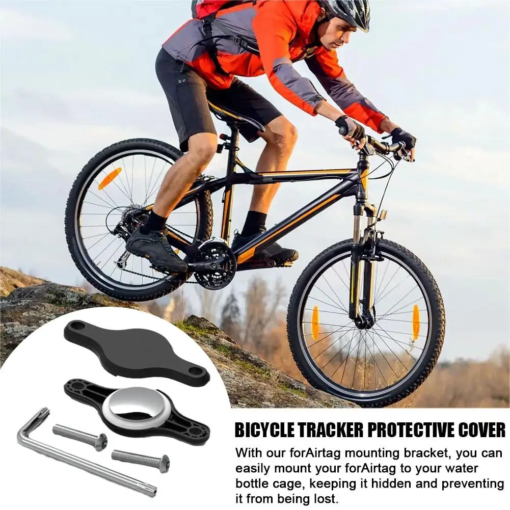 Bicycle Tracker Mount For Apple Locator Protective Cover Anti-lost Secure Protective Case Mountain Bike Mount Accessories