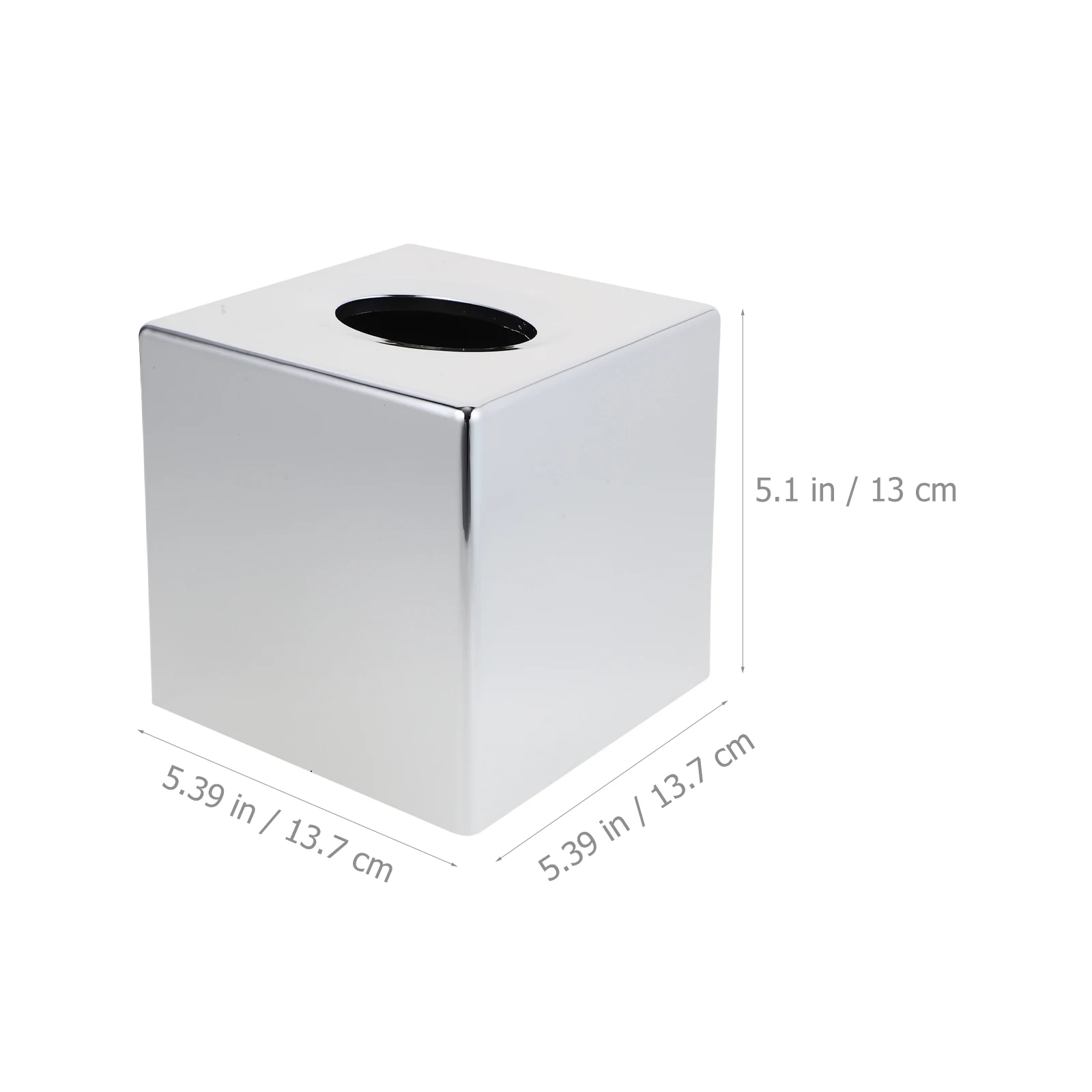 

Electroplating Tissue Household Rectangular Holder Plastic Napkin Storage Box Office Decorative Dispenser Facial Tissues Boxes