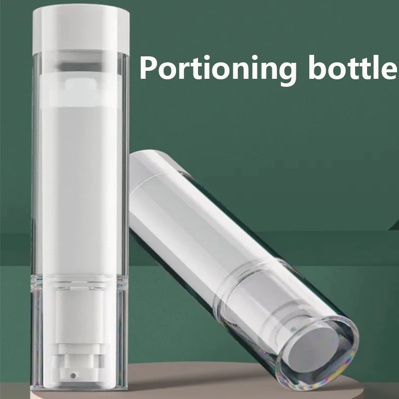 15ml 30ml 50ml 80ml 100ml 투명 에어리스 화장품 크림 펌프 병 여행용 디스펜서 크림 젤 로션 용기