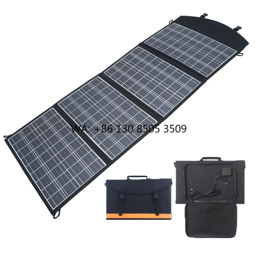 

ZYCXEG SPF096 High Efficiency 20% 30W-100W Waterproof Foldable Solar Panel USB 5V 3A QC3.0 18V DC Output CE ROHS Certified