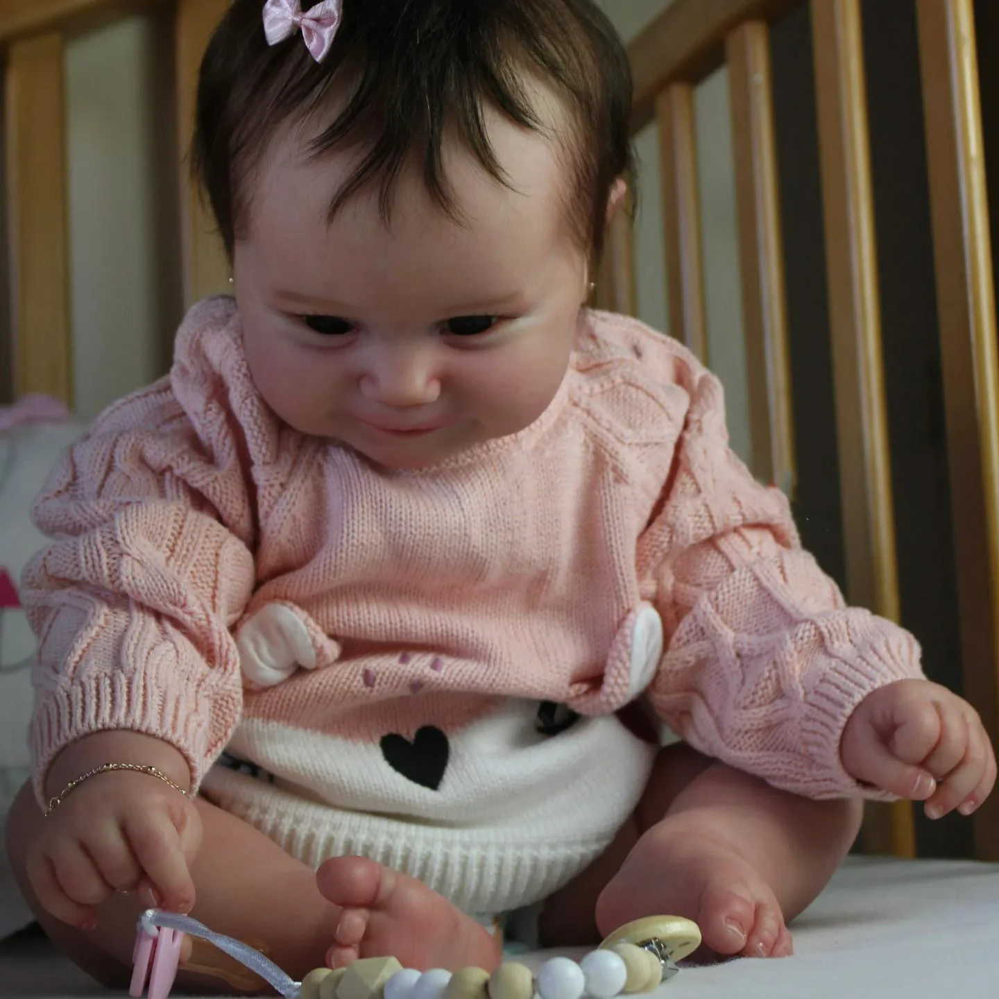 

Мягкая полноразмерная силиконовая кукла-реборн для маленьких девочек, кукла принцессы Мадди, 3D Кожа, многослойная картина, видимые вены