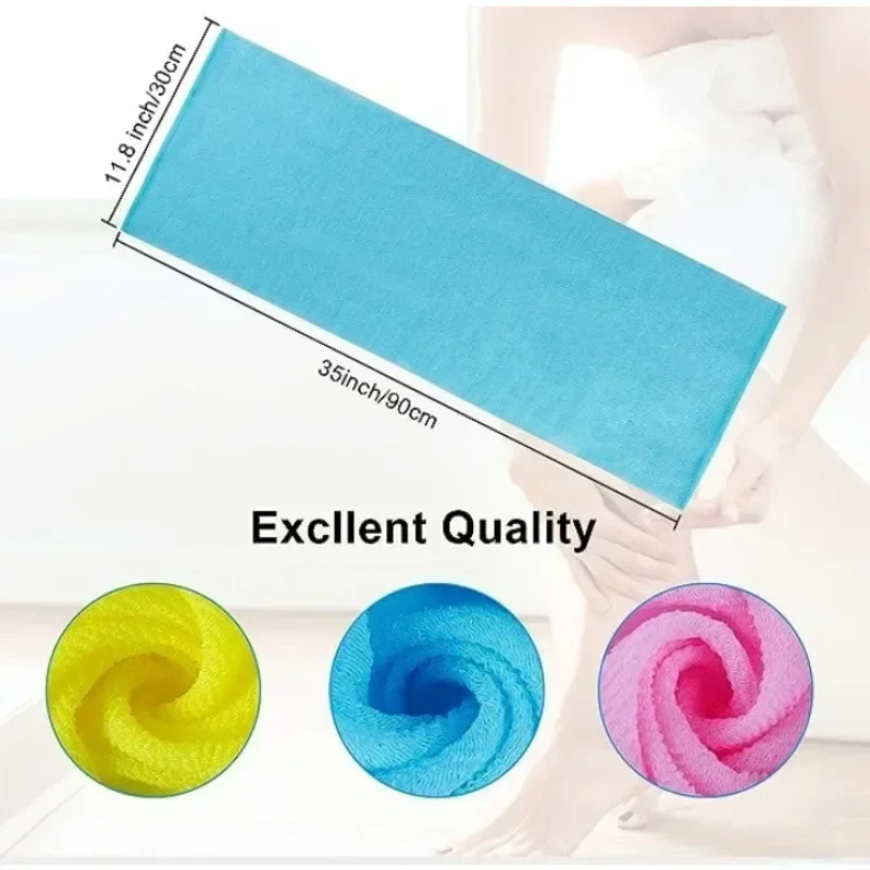 New Beauty Skin Exfoliating Cloth Washcloth Japanese Body Wash Towel Nylon Bath Towel Skin Polishing Towel Body Back Scrubber