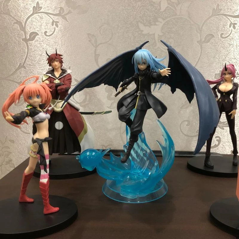 Anime That Time I Got Reincarnated As A Slime Figure Rimuru Tempest Benimaru Diablo Model Dolls Pvc Action Figure Collection Toy