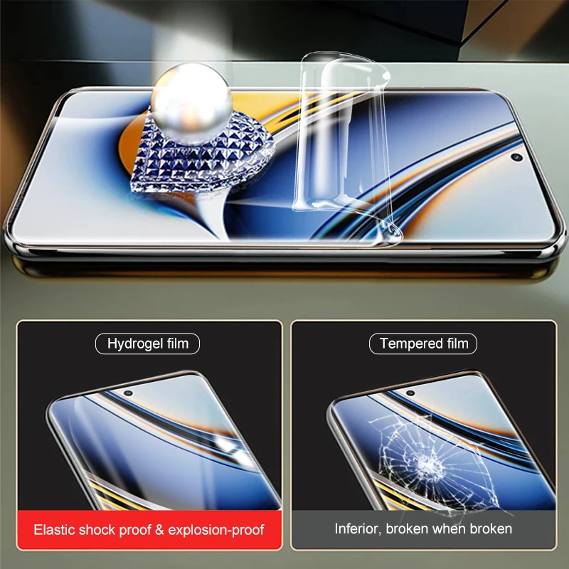 Front Screen Hydrogel Film 4in1 For Realme 11 Pro+ Camera Lens Protector Readme 11 Realme11Pro 11Pro Plus 5G Not tempered Glass