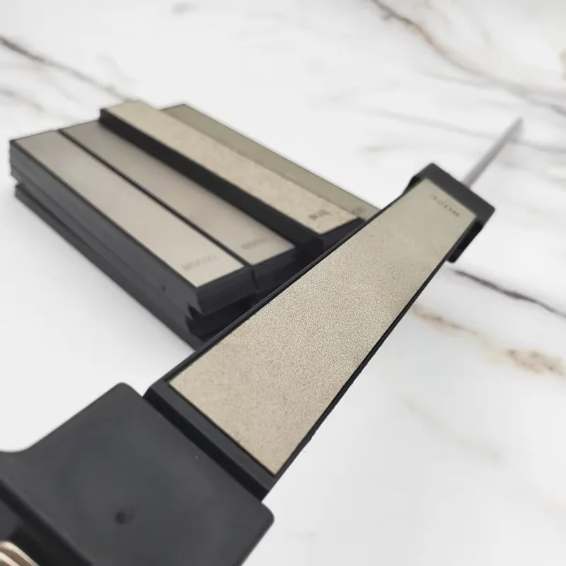 4PCS Diamond Stone Whetstone Bar Knife Sharpener Scissors Razor Polished Kitchen Knife Sharpening System Tool Household Apex