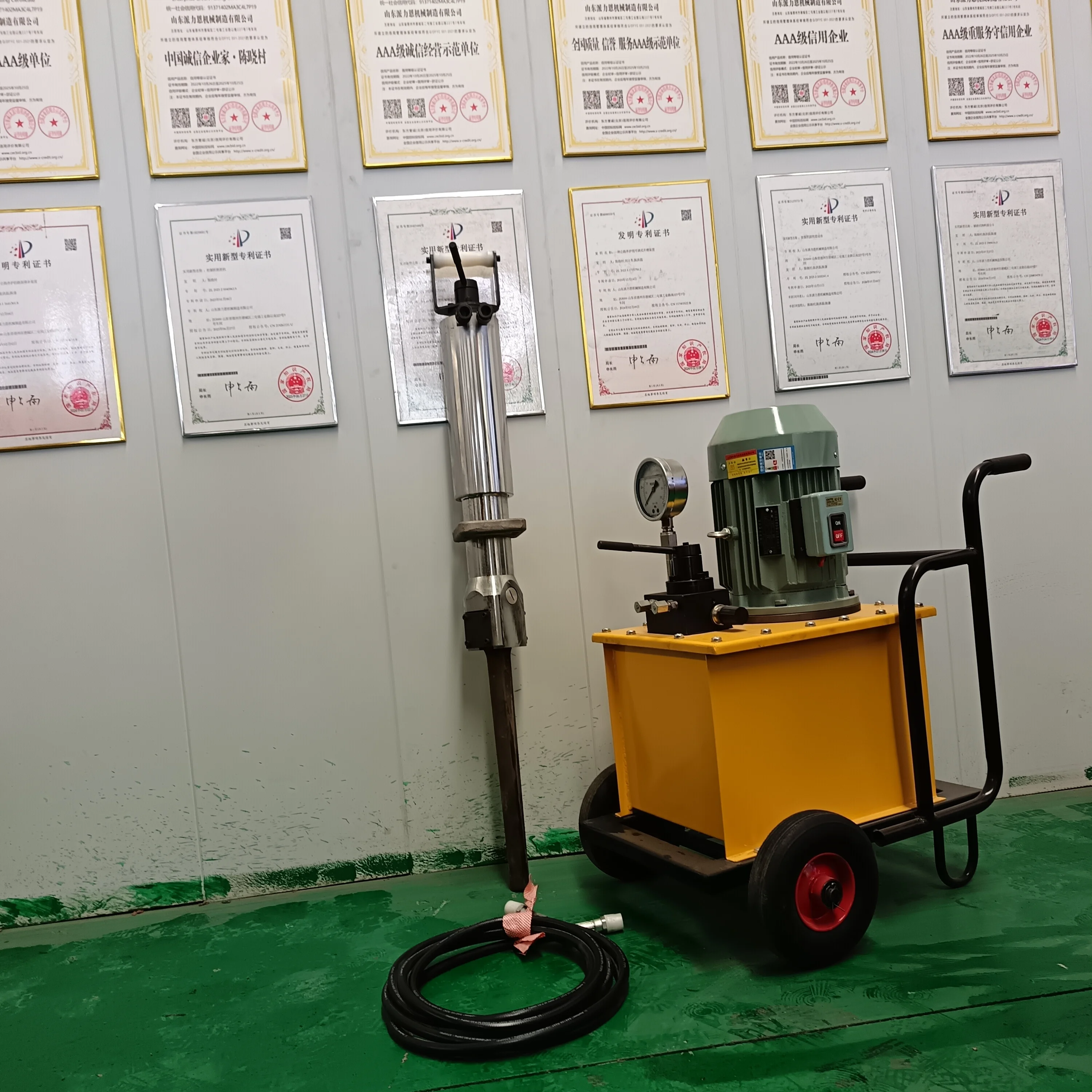 Integrated Powerful Manual  Hydraulic Wedge Piston Hard Rock Splitter  Sale