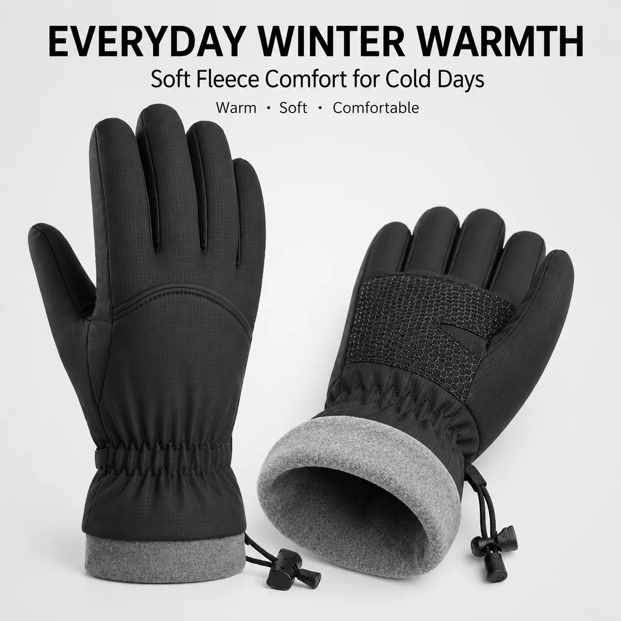 Winter Gloves Men Women Thermal Windproof Water Resistant Anti Slip Cold Weather Gloves for Walking Hiking Outdoor Sports