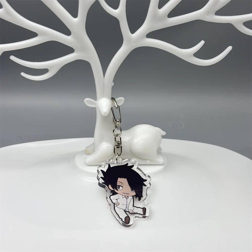 6CM  Anime Promise Dream Island Acrylic Keychain Model Cosplay Charm Characters Ornament Accesorios Goods Collection Gifts