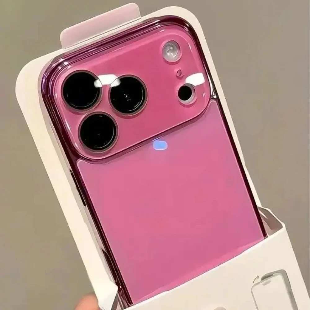 Luxuriöse Kamera-Schutzhülle aus gehärtetem Glas für iPhone 17 16 15 14 13 12 11 Pro Max mit galvanisiertem Stoßfänger und stoßfester Hartschale