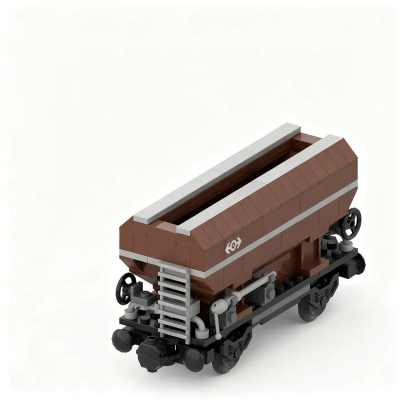 360pcs MOC Train Hopper Wagon Remake Model Building Blocks Construction Brick Assemble Kids Idea Education Christmas Gifts Toy