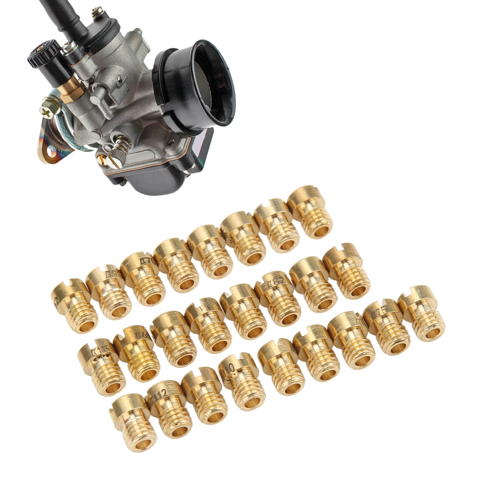 25Pcs Main Jet Carb…