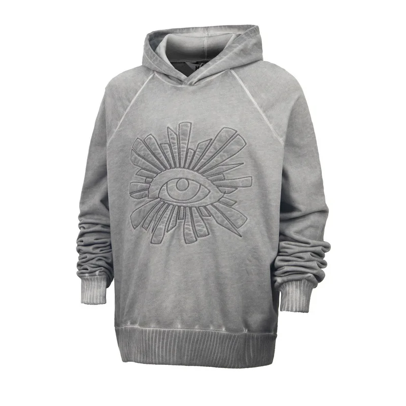 2025 100% cotton House of errors men's and women's street clothing loose printed hooded sweatshirt