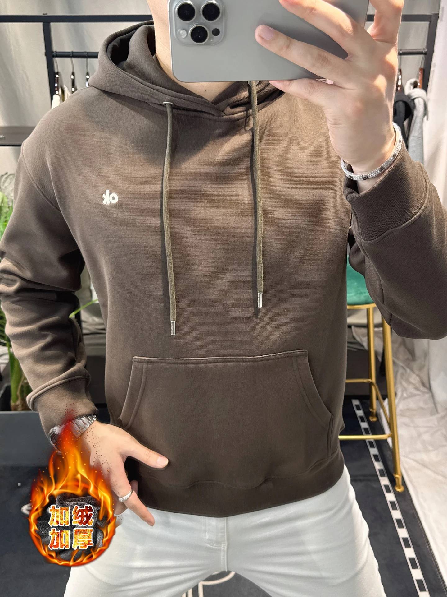 

Мужская толстовка с капюшоном American Style на флисовой подкладке, повседневная, с длинным рукавом, осенне-зимняя, новая модная, свободная, удобная, в уличном стиле