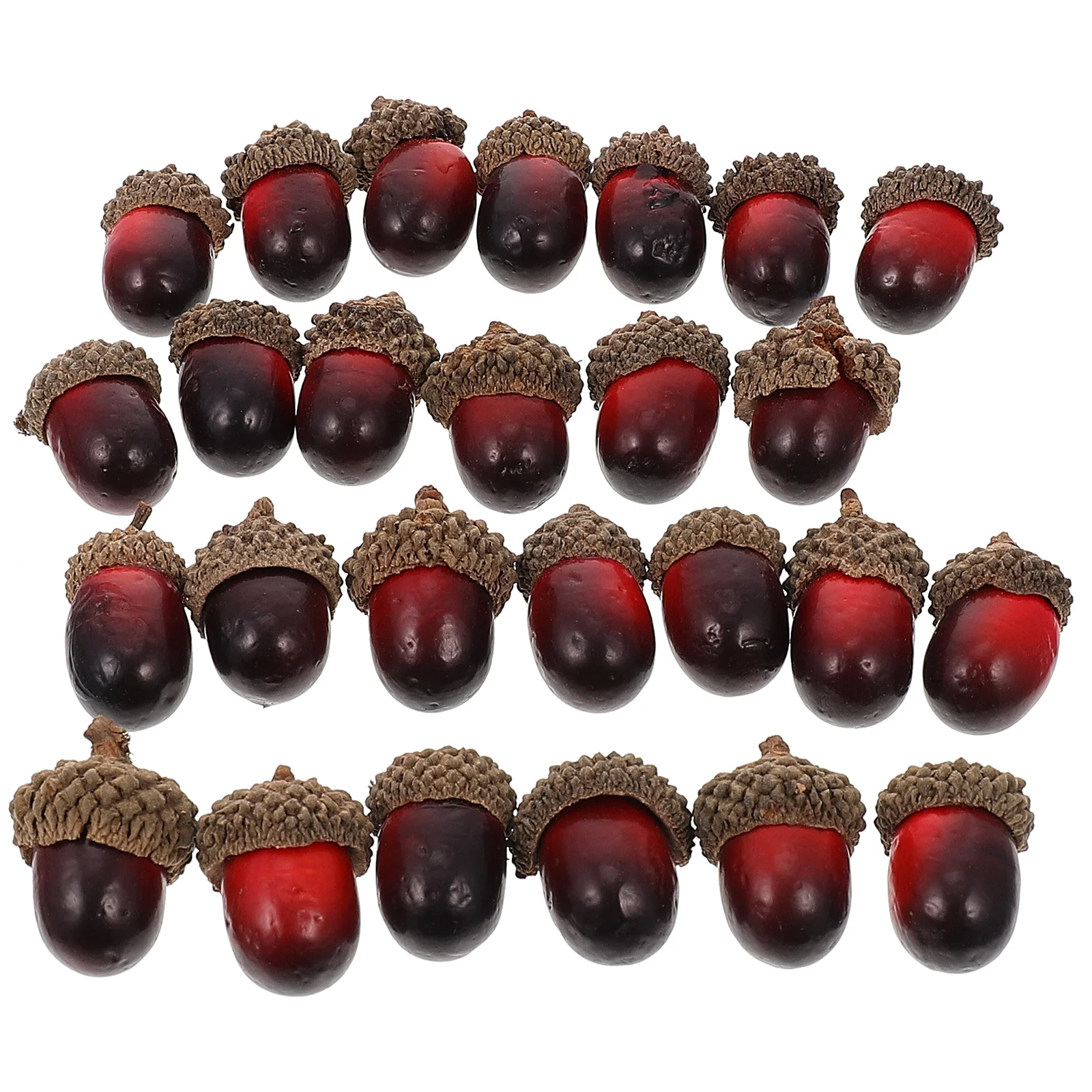 

25Pcs Rustic Artificial Acorn Decor Lifelike Simulation Acorns Christmas DIY Accessories Table Party Decorations