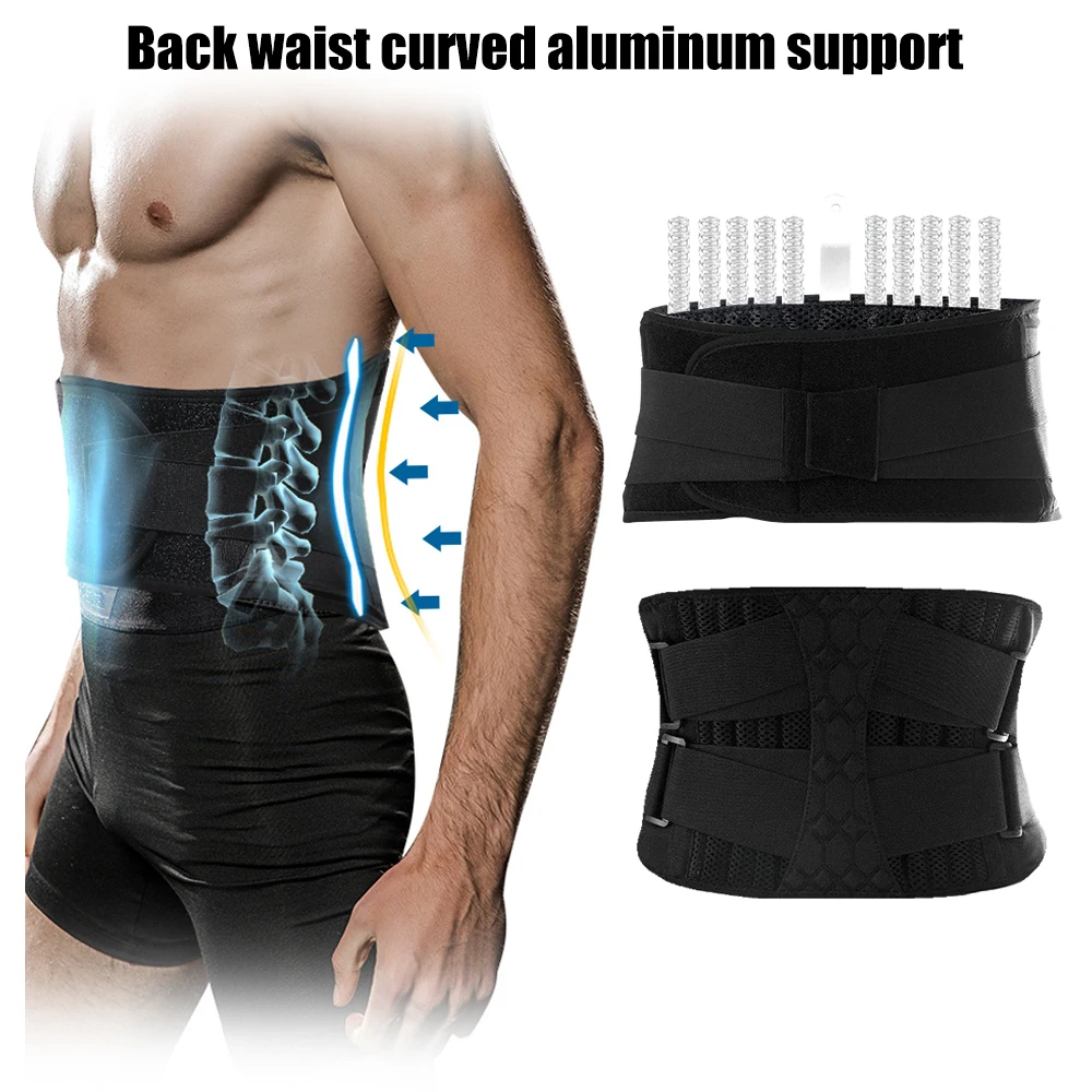 Medical Back Brace Waist Trainer Belt Spine Support Men Women Breathable Lumbar Corset Orthopedic Faja Lumbar Hombre Gym Belts