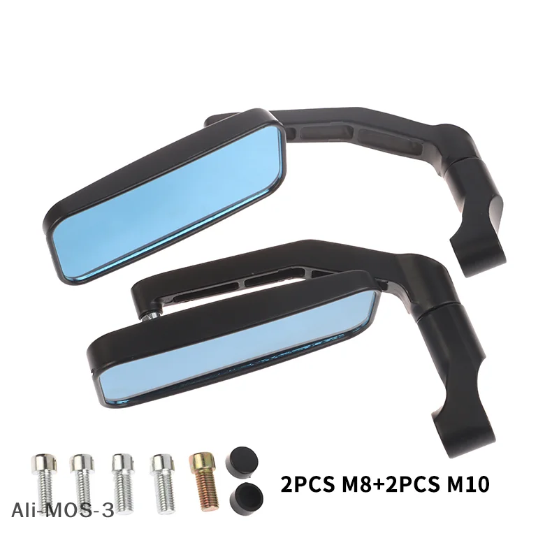 【S】 1 set di specchietti retrovisori laterali per parti modificate per moto sportive da strada Accessori universali per moto