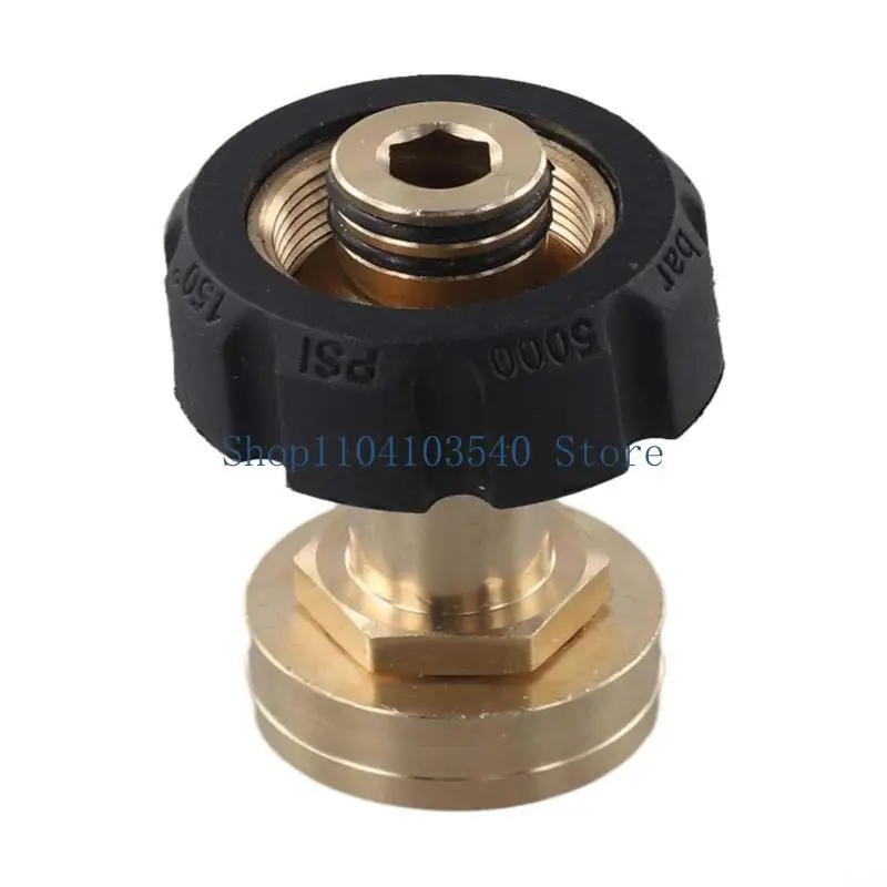 02DC 3/4inch Female Thread Washer Adapter with Grip Base for Garden Hose Use