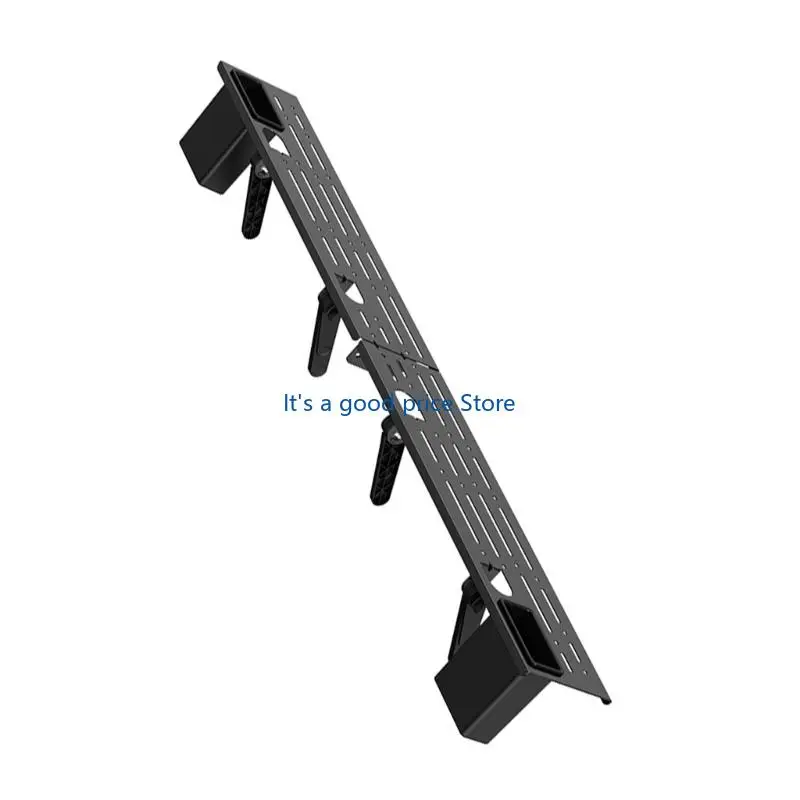 No Drill Stand Upper Mount Shelf Holds Speakers Game Systems And Accessories