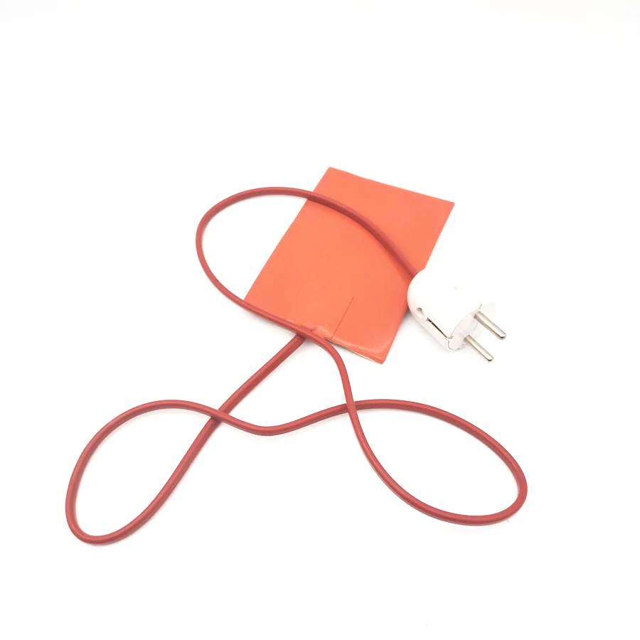 

220v 100W Silicone Hot Pad Car Start Engine Heater Oil Tank Pre Heater