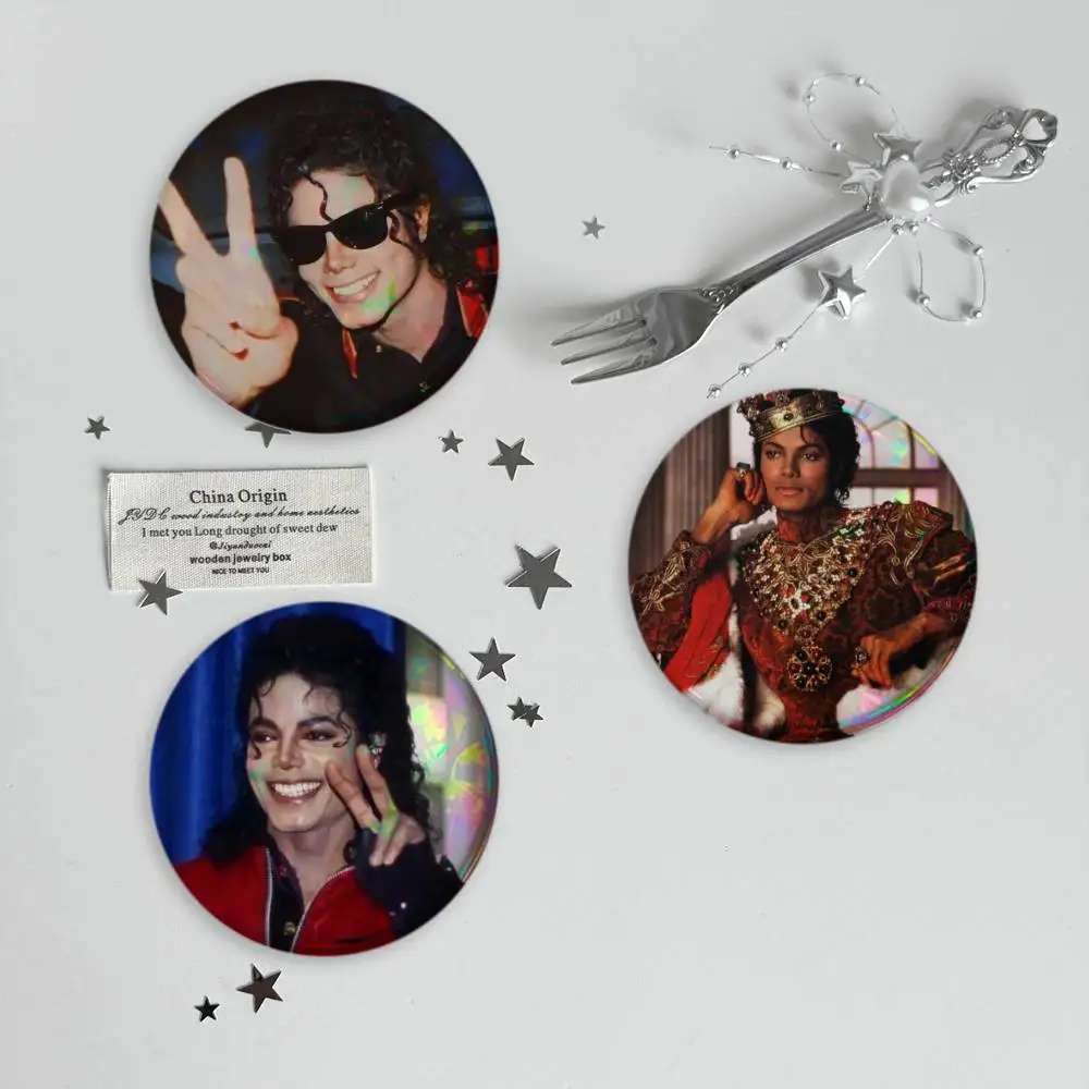 Legend M-Michael J-Jacksons MJ Brooches Cartoon Badge Pins Backpack Hat Accessories Friend Gift
