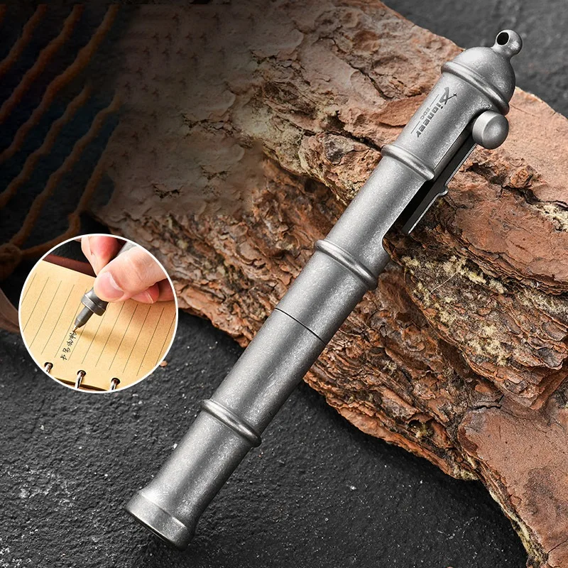 Titanium Alloy Writing Pen Business Signature Pen Camping Multi-functional Pen EDC Tools