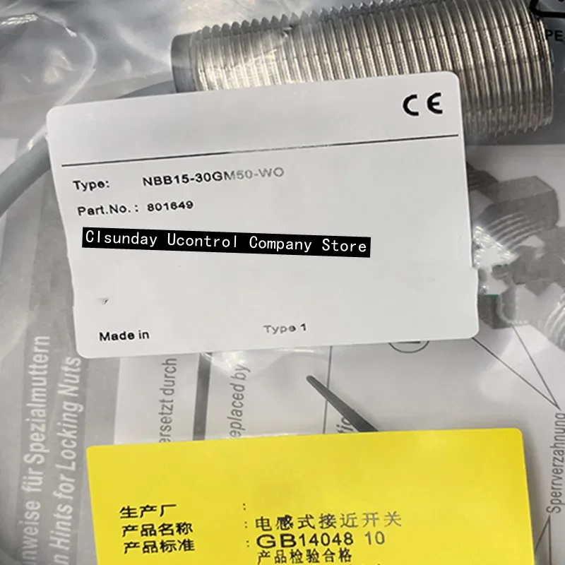 

2PCS New proximity switch NBB15-30GKK-WS NBB15-30GK-WO