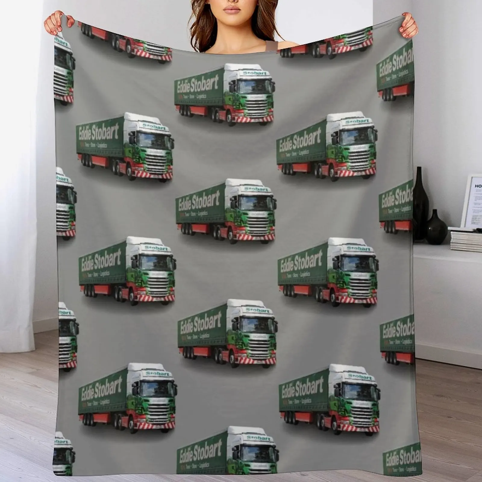 

eddie stobart truck Throw Blanket Summer Beddings Decorative Sofas Luxury Thicken Blankets