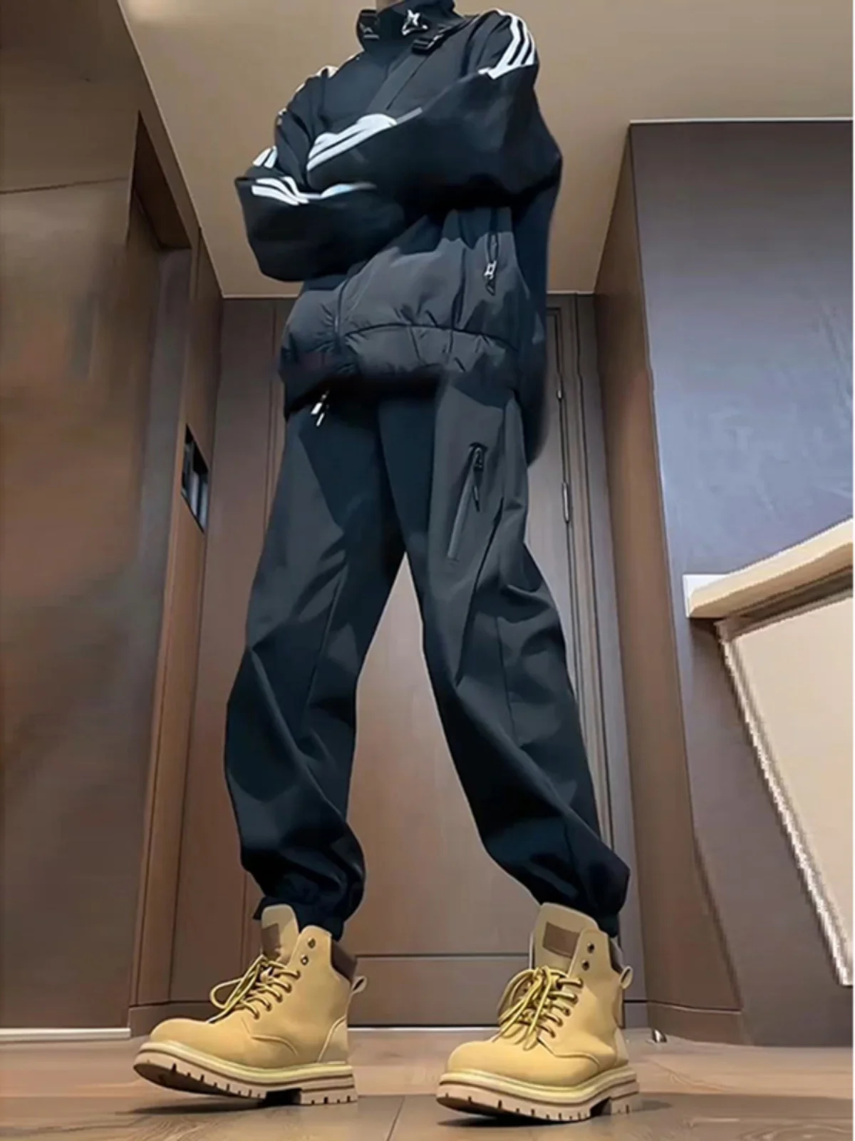 

Американские водонепроницаемые зимние рабочие брюки, утепленные флисом, для активного отдыха, горного туризма, мужские повседневные брюки