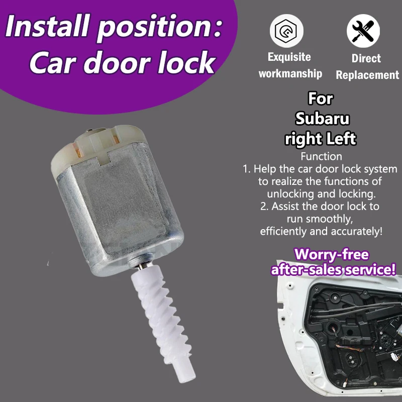 

VD297Y15/1020652 3S1136 For Subaru Legacy MK4/MK5 2004-2009-2014 Car Door Lock Actuator 12V DC Motor Copper carbon brush tool