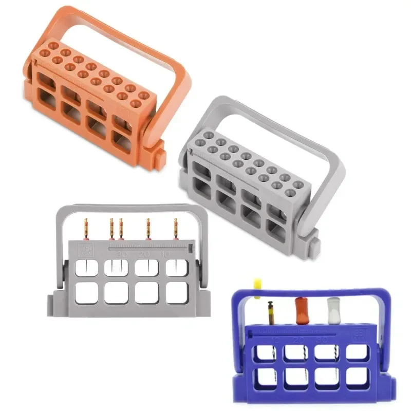 Portable 16 Holes Dispenser Endodontic Files Drill Storage Stand Holder Dental Endo Root Canal Dental Lab Instrument Bur Rack