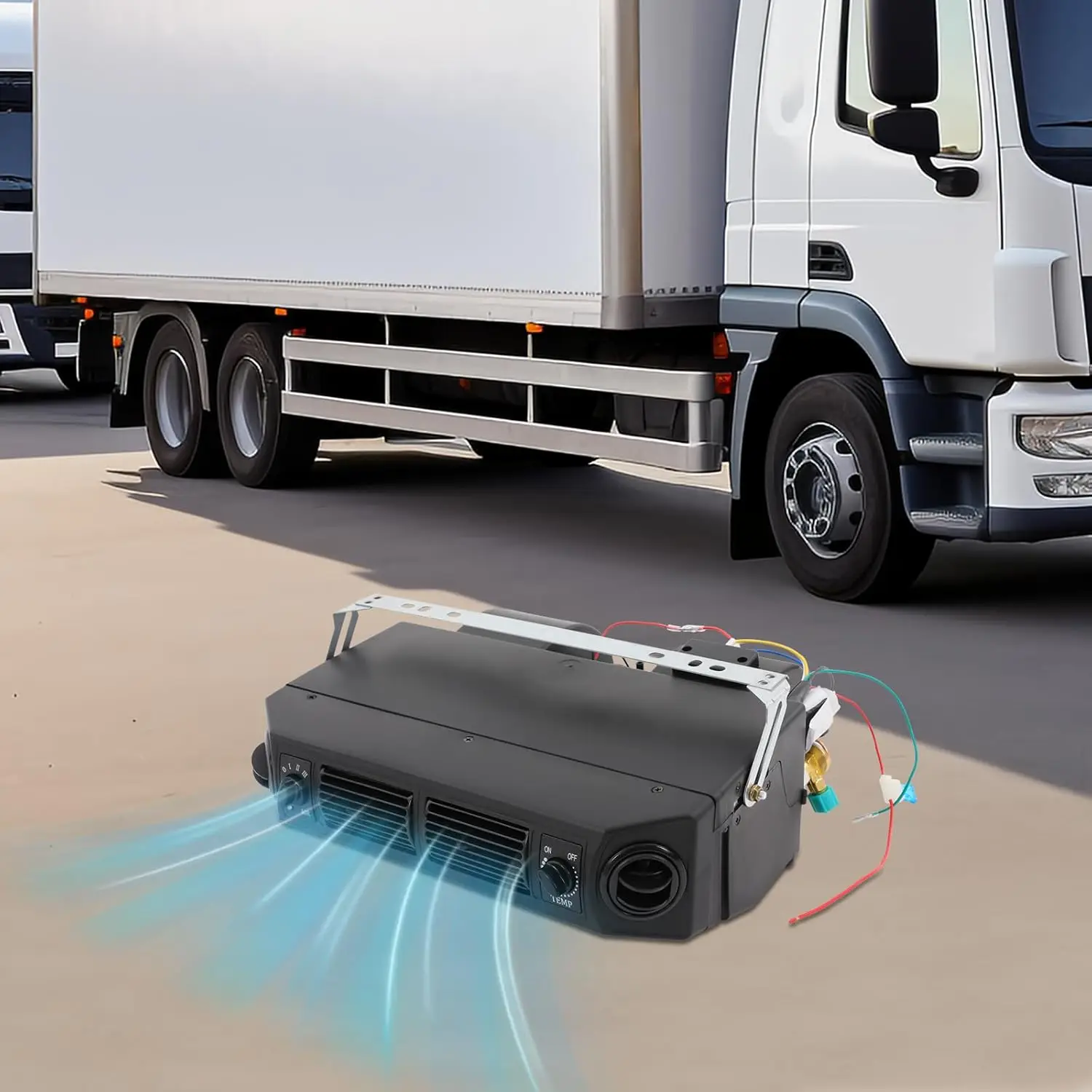 Evaporatore per climatizzazione, evaporatore per condizionatore d'aria per auto da 12 V, evaporatore per auto per tutti i tipi di auto (compressore non incluso)