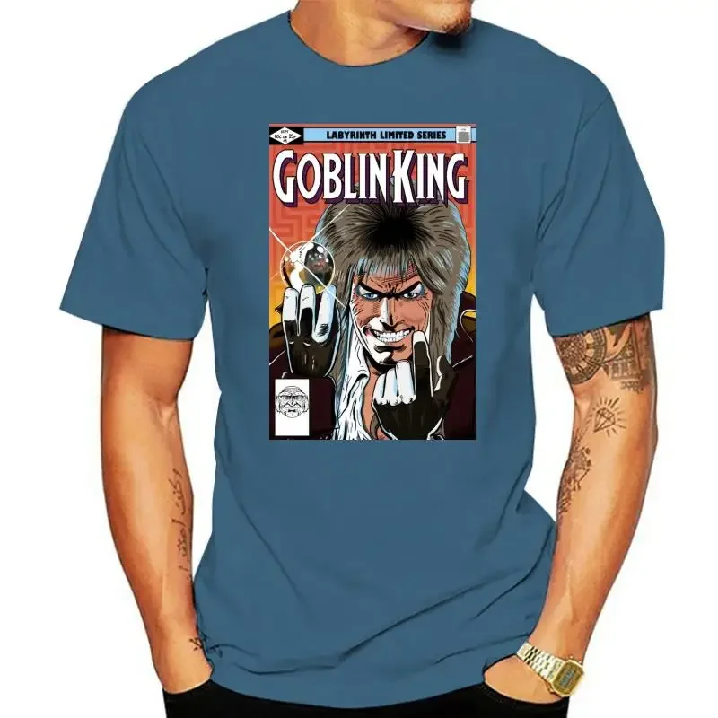 Goblin King streetwear harajuku T shirt Labyrinth tee goblin king the labyrinth jareth  sarah 80s movies jim henson comic