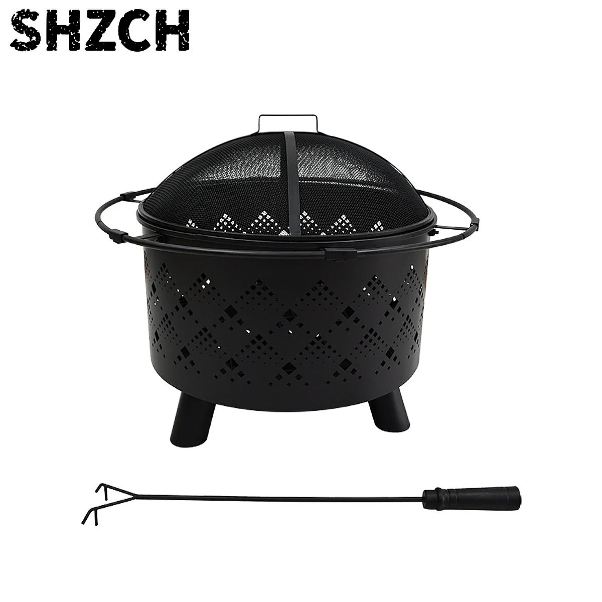 Outdoor Charcoal Brazier Heating Stove for Camping Patio Garden view 4
