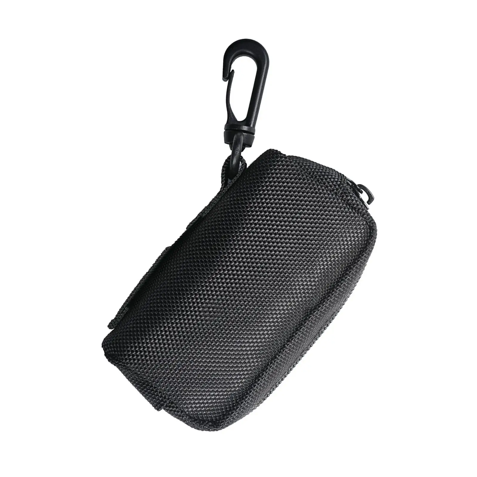 Golf Ball Carrier Bag Golf Tee Holder Pouch Portable Golf Ball Pocket Fanny Pack with Clip Golf Ball Storage Bag Golf Accessory