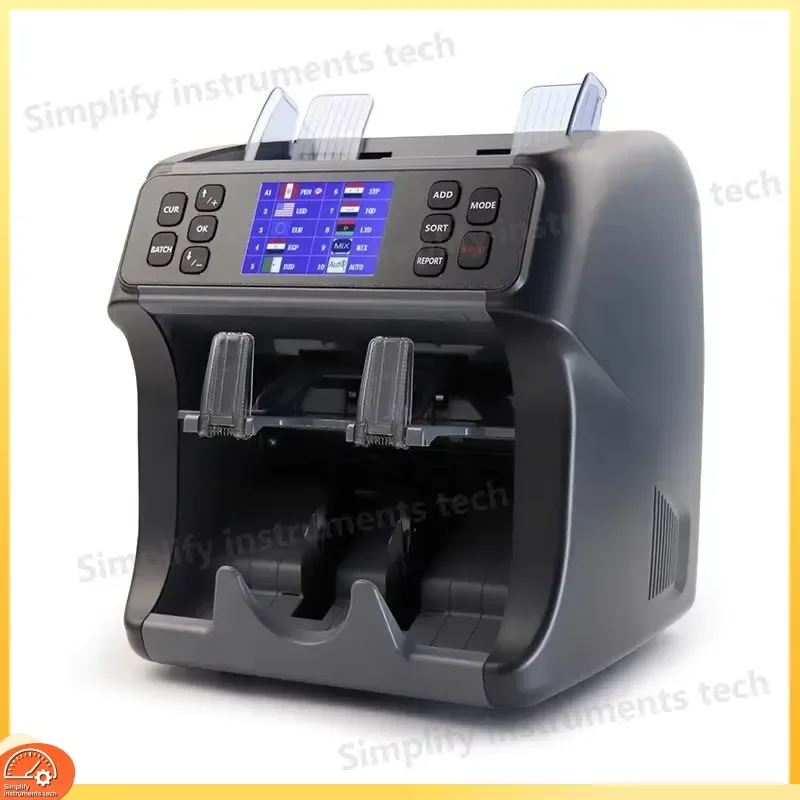 Multi-Currency Automatic Bill Counter Money Counter Cash Sorting Portable Mixed Currency Counting Device with UV MG