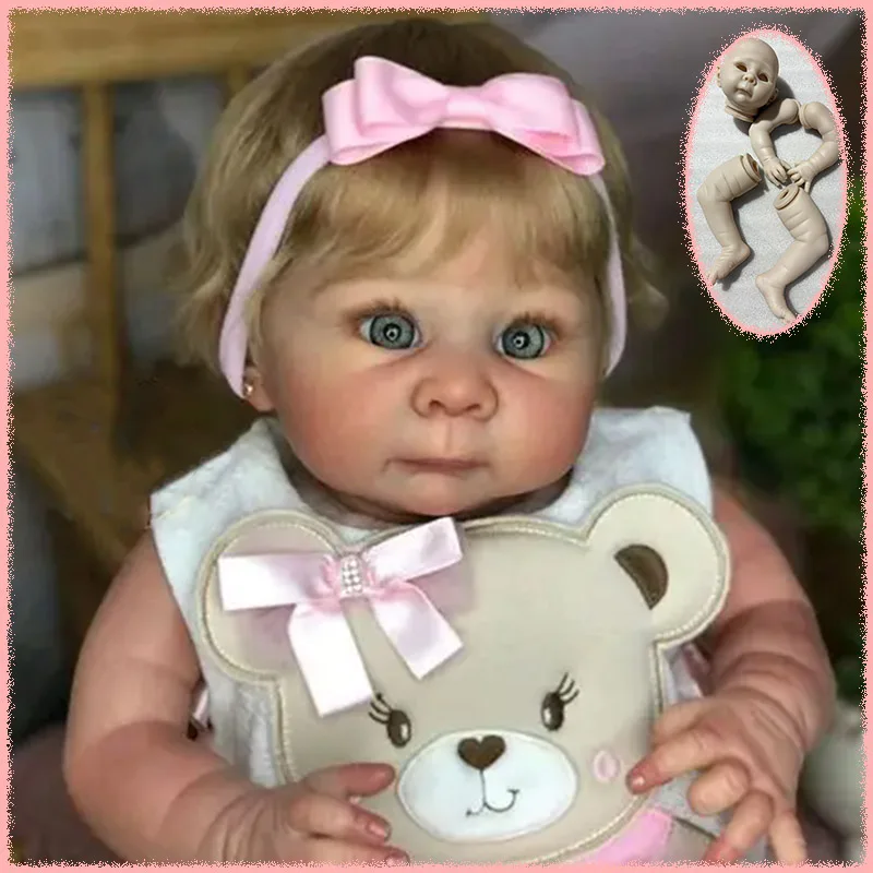New Limited Edition Lizzy 19inch Unfinished Unpainted Unassembled Blank Reborn Doll Kit DIY Doll Parts for Artitst Not Toy