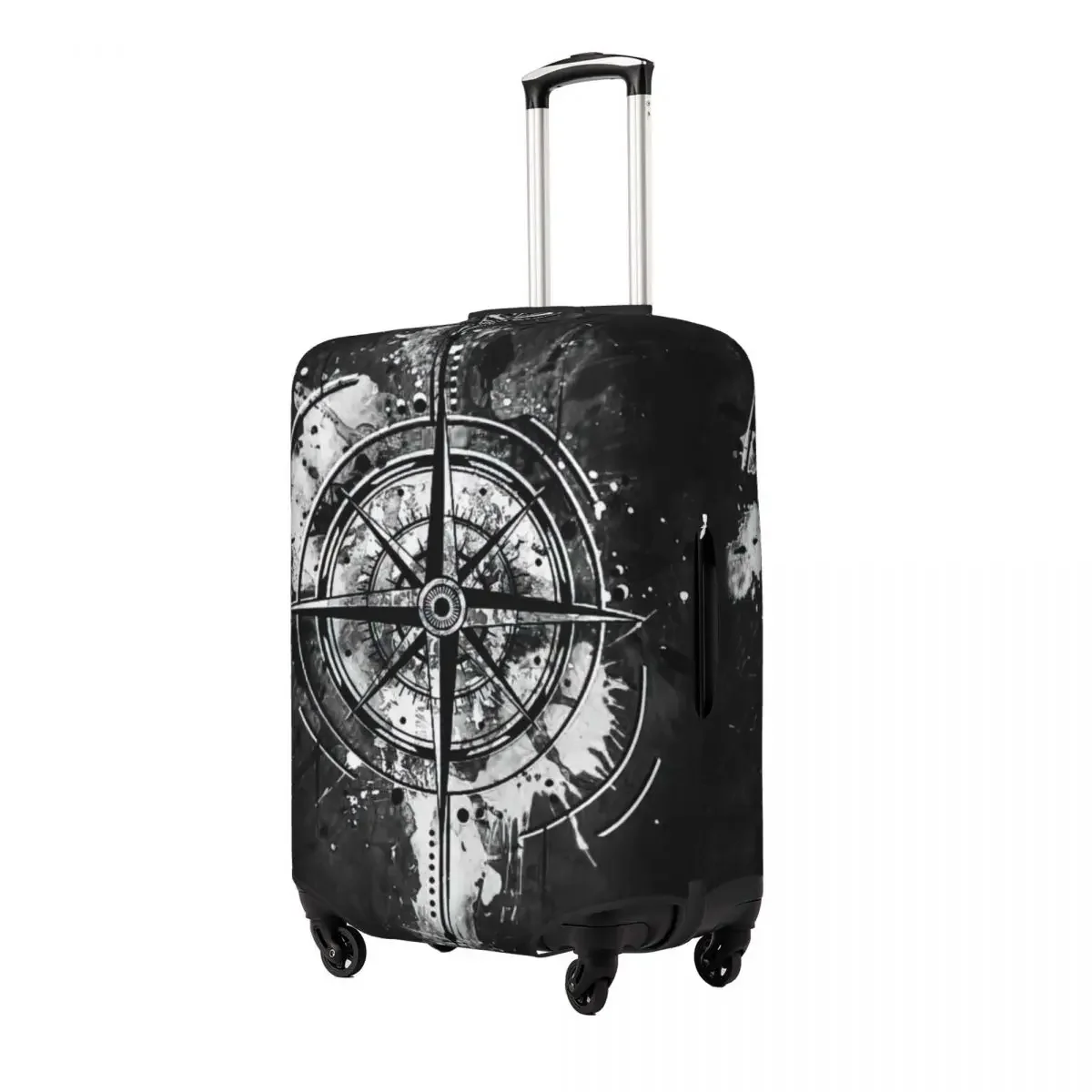 Compass Print Luggage Protective Dust Covers Elastic Waterproof 18-32inch Suitcase Cover Travel Accessories