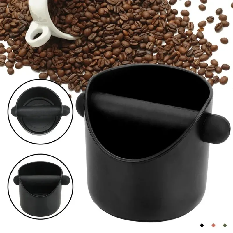1pcs Coffee Powder Slag Barrel ABS Plastic Barrel Round Mini Slag Tank Semi-automatic Coffee Machine Special Slag Box