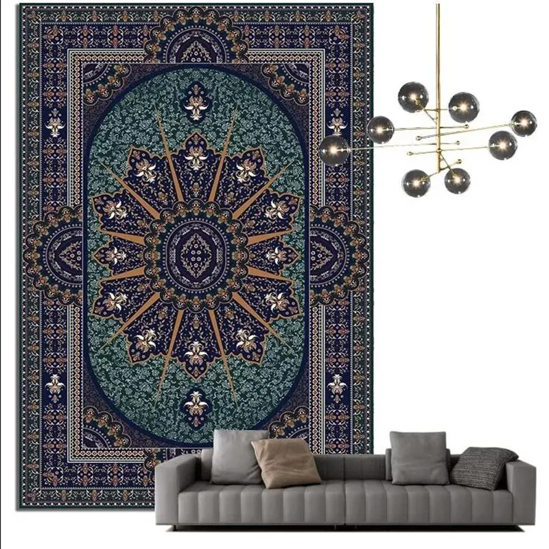 

Türkiye Antique Carpet European Living Room Persian Living Room Mats Bedroom Home Entrance Door Rugs Retro Kitchen Decoration