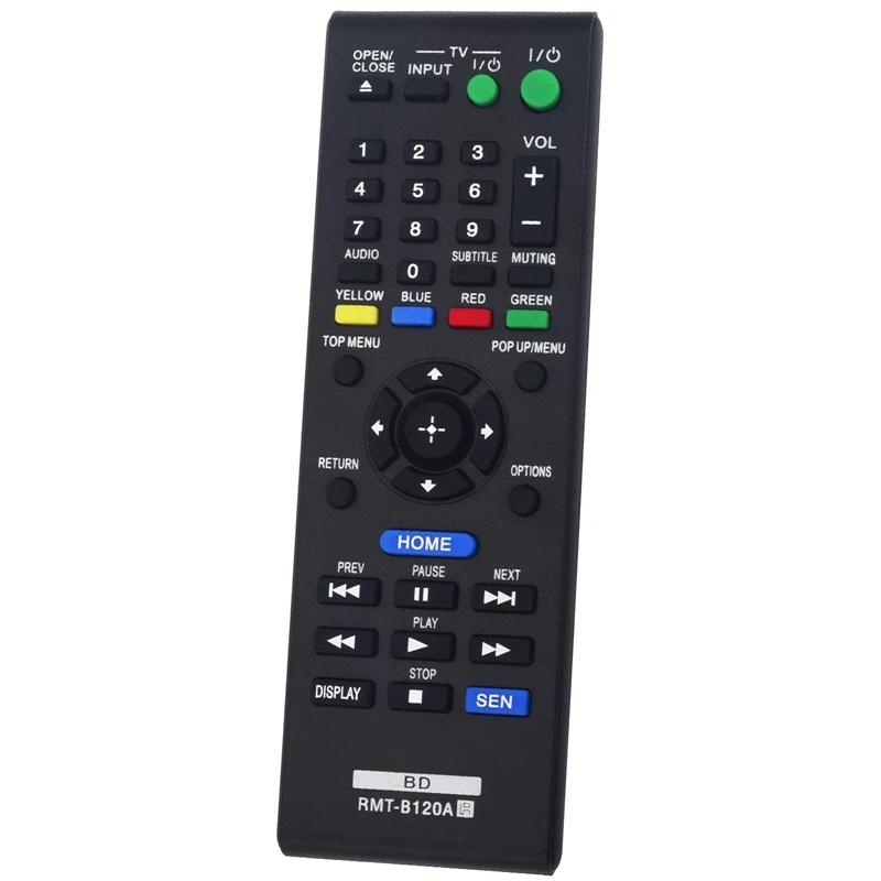 RMT-B120A Replace Remote Control for Sony 3D Blu-Ray Disc DVD Player BDP-S5100 BDP-S1100 BDP-S3100 BDP-S190 BDP-S590