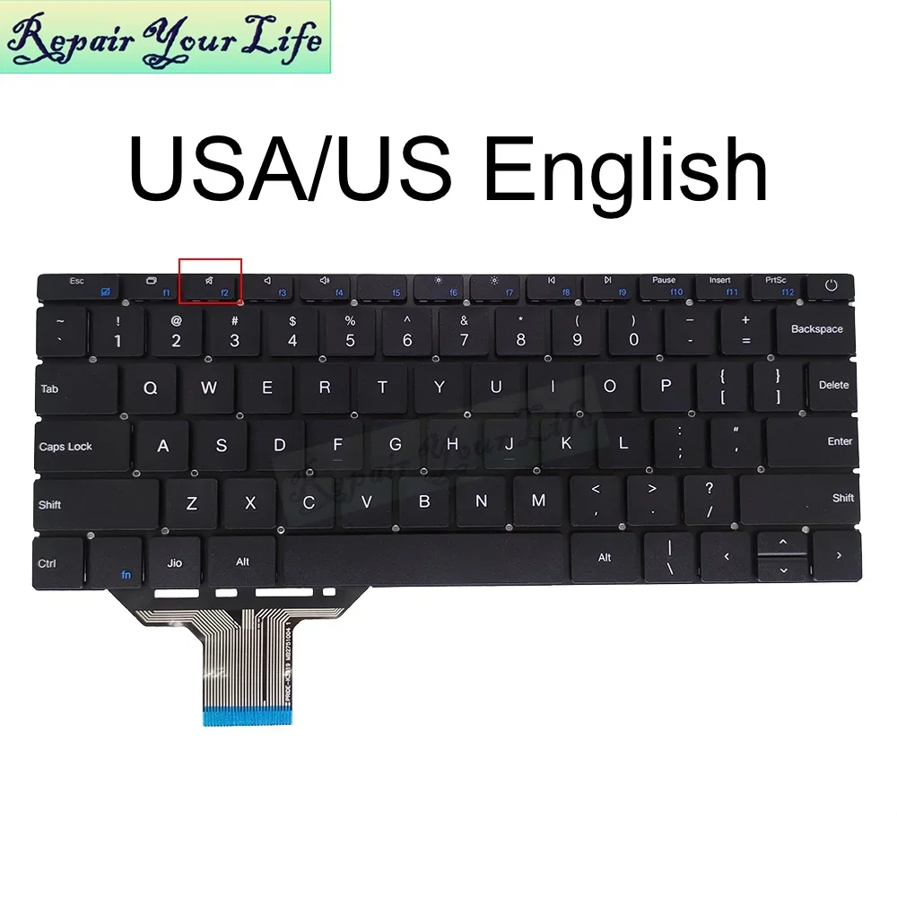 لوحة مفاتيح CS US UK PT-BR لأجهزة الكمبيوتر المحمول JOI BOOK، Zyrex Extrem Sky 232 mini، لوحة مفاتيح الكمبيوتر المحمول Lota Flo التشيكية سلوفاكيا MB 2751004 جديد #5